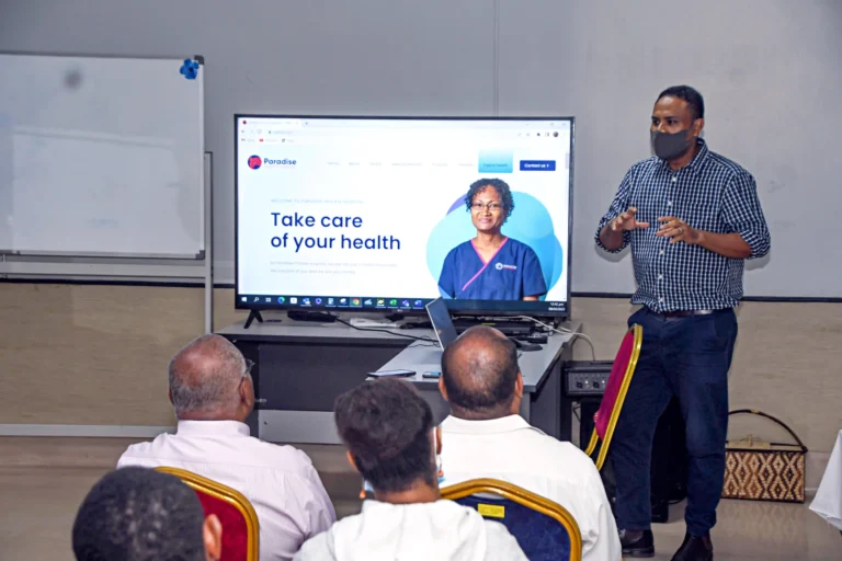 Paradise Private Hospital. launch of website