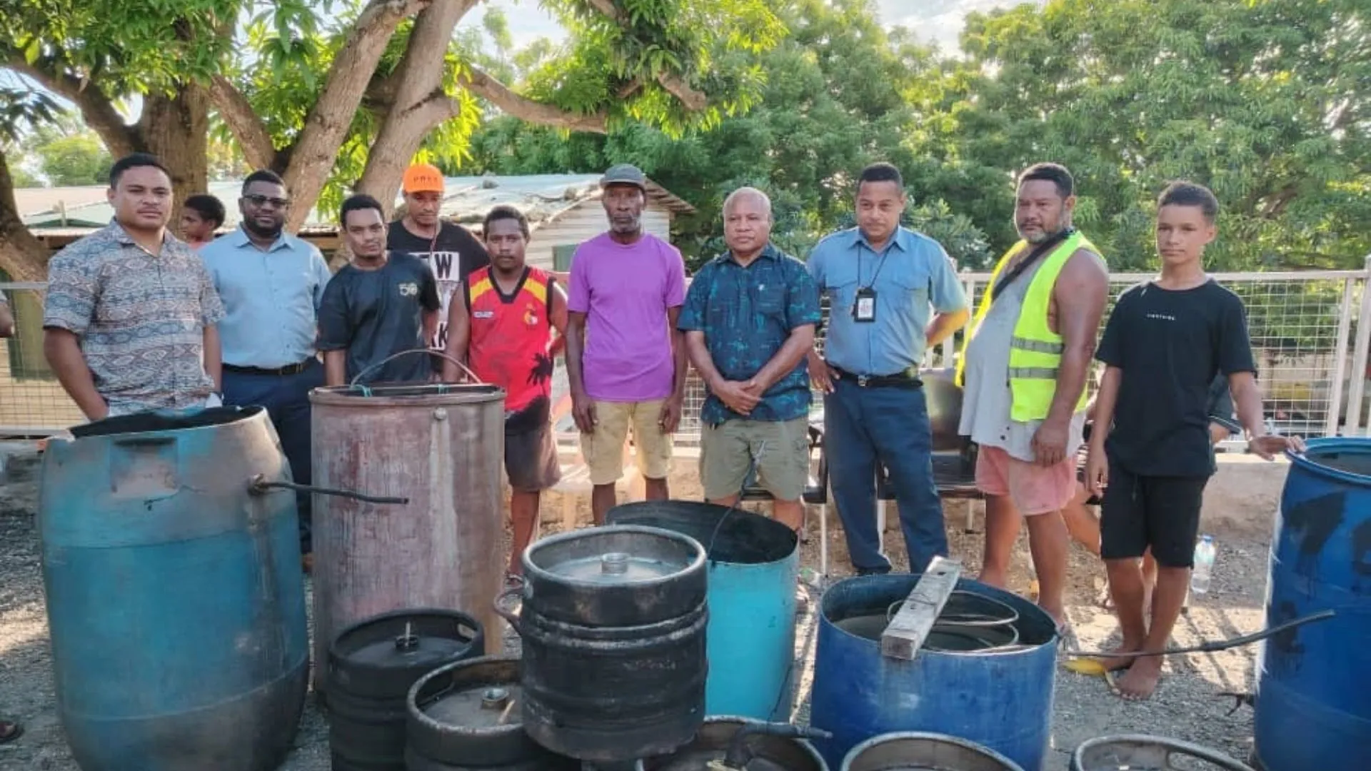 Turning the Tide: Hanuabada Homebrew Makers Surrender Equipment in Landmark Community Shift