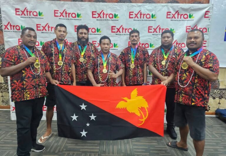 Gold Medal Winning Darts PNG Team, South Pacfific National Darts Competition